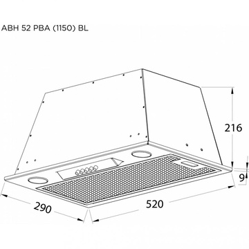 Pyramida ABH 52 PBA (1150) BL