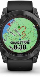 Garmin Fenix 7X Pro Solar Slate Gray w. Black Band (010-02778-00/01)