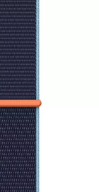 Apple Watch SE GPS + Cellular 44mm Silver Aluminum Case with Deep Navy Sport Loop (MYEN2)