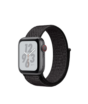 Apple Watch Nike+ Series 4 GPS + Cellular 40mm Space Gray Aluminum Case with Black Nike Sport Loop (MTX92, MTXH2)