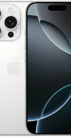 Apple iPhone 16 Pro 128GB Dual SIM White Titanium (MYLP3)