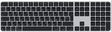 Apple Magic Keyboard with Touch ID and Numeric Keypad for Mac with Apple silicon USB-C Black Keys (MXK83)