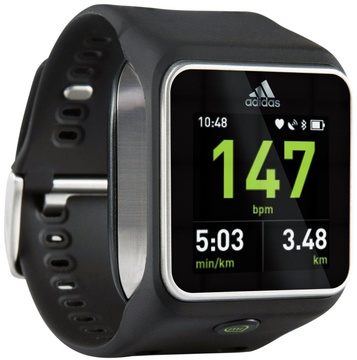 Adidas miCoach Smart Run Black