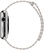 Apple Watch 42mm Stainless Steel Case with White Leather Loop Medium (MMFV2)