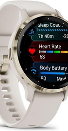Garmin Venu 3S Soft Gold S. Steel Bezel with Ivory Case and S. Band (010-02785-04/54)
