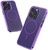 Blueo Crystal Drop PRO Resistance Phone Case for iPhone 14 Pro Purple