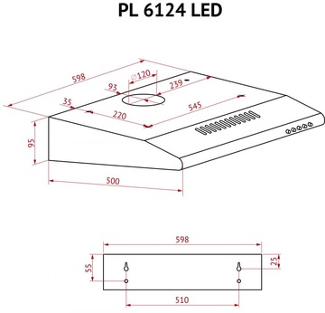 Perfelli PL 6124 WH LED