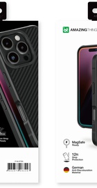 AmazingThing Titan Max (1500D) Case for iPhone 16 Pro with MagSafe Black