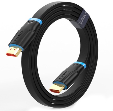 Samzhe Cable HDMI to HDMI 2.0 1m (4K 1080P) Flat Black