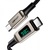 Acefast C6-03 Digital Display USB-C to USB-C 100W 5A (2m) Black