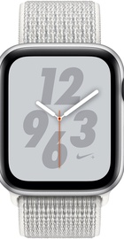 Apple Watch Nike+ Series 4 GPS 44mm Silver Aluminum Case with Summit White Nike Sport Loop (MU7H2)