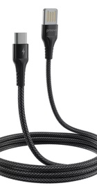 Proove Double Way Weft Type-C 2.4A (1m) (black)