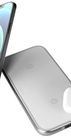 Zens Dual Aluminium Wireless Charger White with 30W USB-C PD Wall Charger (ZEDC10W/00)
