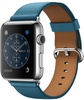 Apple Watch 42mm Stainless Steel Case with Marine Blue Classic Buckle (MMFU2)