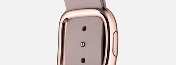 Apple Watch Edition 38mm 18-Karat Rose Gold Case with Rose Gray Modern Buckle (MJ3K2)