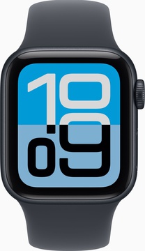 Apple Watch SE 3 GPS 40mm Midnight Alu. Case w. Midnight S. Band - S/M (MEH94)