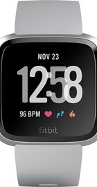 Fitbit Versa, Gray/Silver Aluminum (FB505SRGY)