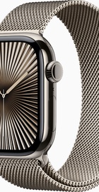 Apple Watch Series 10 GPS + Cellular 42mm Natural Titanium Case With Natural Milanese Loop (MWXF3)