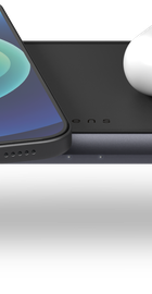Zens Dual 5 Coil Aluminium Wireless Charger Black with USB-C 45W PD Wall Charger (ZEDC11B/00)