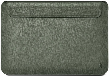 WIWU Case Skin Pro Geniunie Leather Sleeve for MacBook Pro 14 Forest Green
