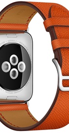 Apple Watch Hermes Leather Single Tour 42mm/44mm/45mm/46mm/49mm Feu Epsom (MMMW2)