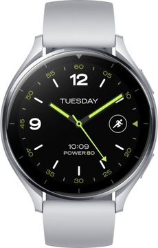 Xiaomi Watch 2 Silver Case With Gray TPU Strap (BHR8034GL)