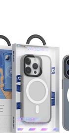 Blueo Frosted Anti-Drop Case for iPhone 15 Pro Max with MagSafe Grey