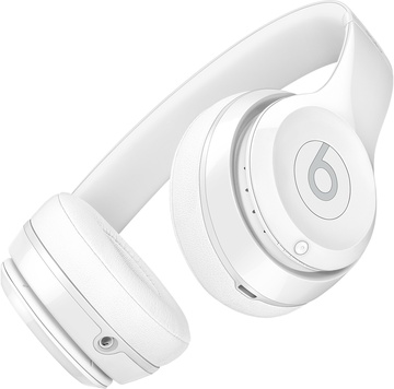 Beats Solo3 Wireless On-Ear Headphones Gloss White (MNEP2)