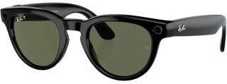 Ray-Ban Meta Headliner Gen 2 Low Bridge Fit Standard Shiny Black Frame/G-15 GreenLenses RW4013F 601/71 51-23