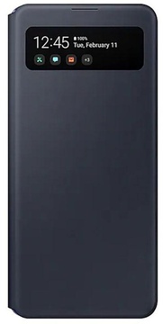 Samsung A415 Galaxy A41 S View Wallet Cover Black (EF-EA415PBEG)
