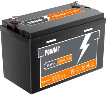 PowMr 100AH 12.8V Lithium Energy Storage Battery (POW-100AH-12.8V)