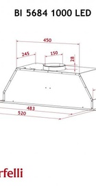 Perfelli BI 5684 WH 1000 LED