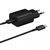 Samsung USB-C Wall Charger with Cable USB-C 25W Black (EP-TA800XBEGRU)