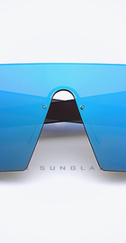 20/20 Brand Vintage Sunglasses Flat Lens Blue Revo (model 1604)