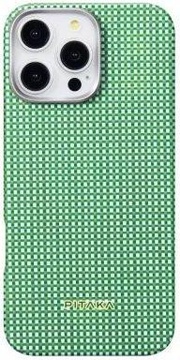 Pitaka Ultra-Slim Case for iPhone 16 Pro - Forest Green (KI1601PFOR)