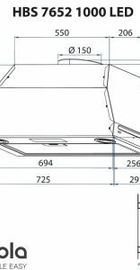 Minola HBS 7652 BL 1000 LED