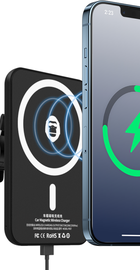 Blueo Car Magnetic Wireless Charger Black 15W (P007-BLK)