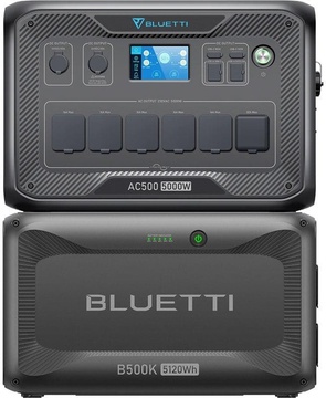 BLUETTI AC500 + B500K Expansion Battery
