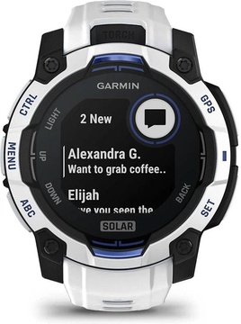 Garmin Instinct 3 45mm Solar Whitestone with Whitestone Band (010-02934-03/43)