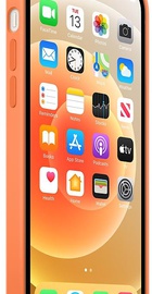 Apple iPhone 12/12 Pro Silicone Case with MagSafe Kumquat (MHKY3) (high copy)