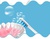 Oclean Насадка для зубной щетки Oclean P1S1 Clean brush head (Sky Blue)
