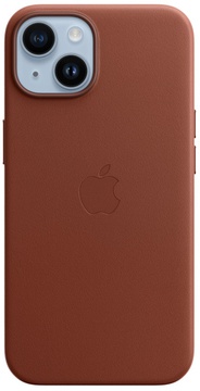 Apple iPhone 14 Leather Case with Magsafe Umber (high copy)