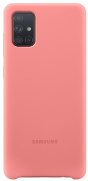 Samsung A715 Galaxy A71 Silicone Cover Pink (EF-PA715TPEG)