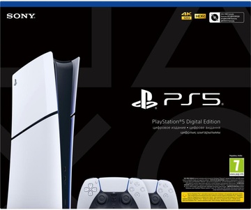 Sony PlayStation 5 Slim Digital Edition 825GB + DualSense Wireless Controller (1000042066)