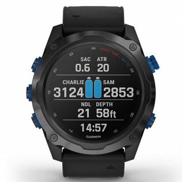 Garmin Descent Mk2i Bundle Titanium Carbon Grey w. Silicon Band w. Descent T1 (010-02132-13) (UA)