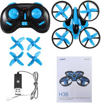 JJRC H36 с 6-ти осевым гироскопом (Синий)
