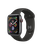 Apple Watch Series 4 GPS + Cellular 44mm Space Gray Aluminum Case with Black Sport Band (MTUW2, MTVU2)