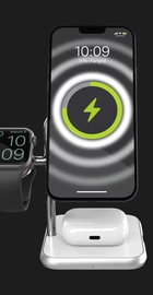Zens 4-in-1 MagSafe + Watch Wireless Charging Station - White (ZEDC22W/00)