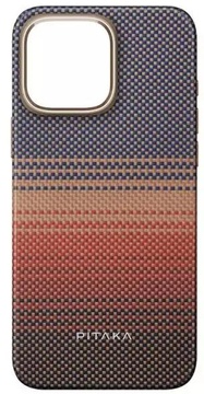 Pitaka Tactile Woven Case for iPhone 16 Pro - Sunset (KI1601SU)