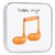 Happy Plugs In-Ear Orange (7723)